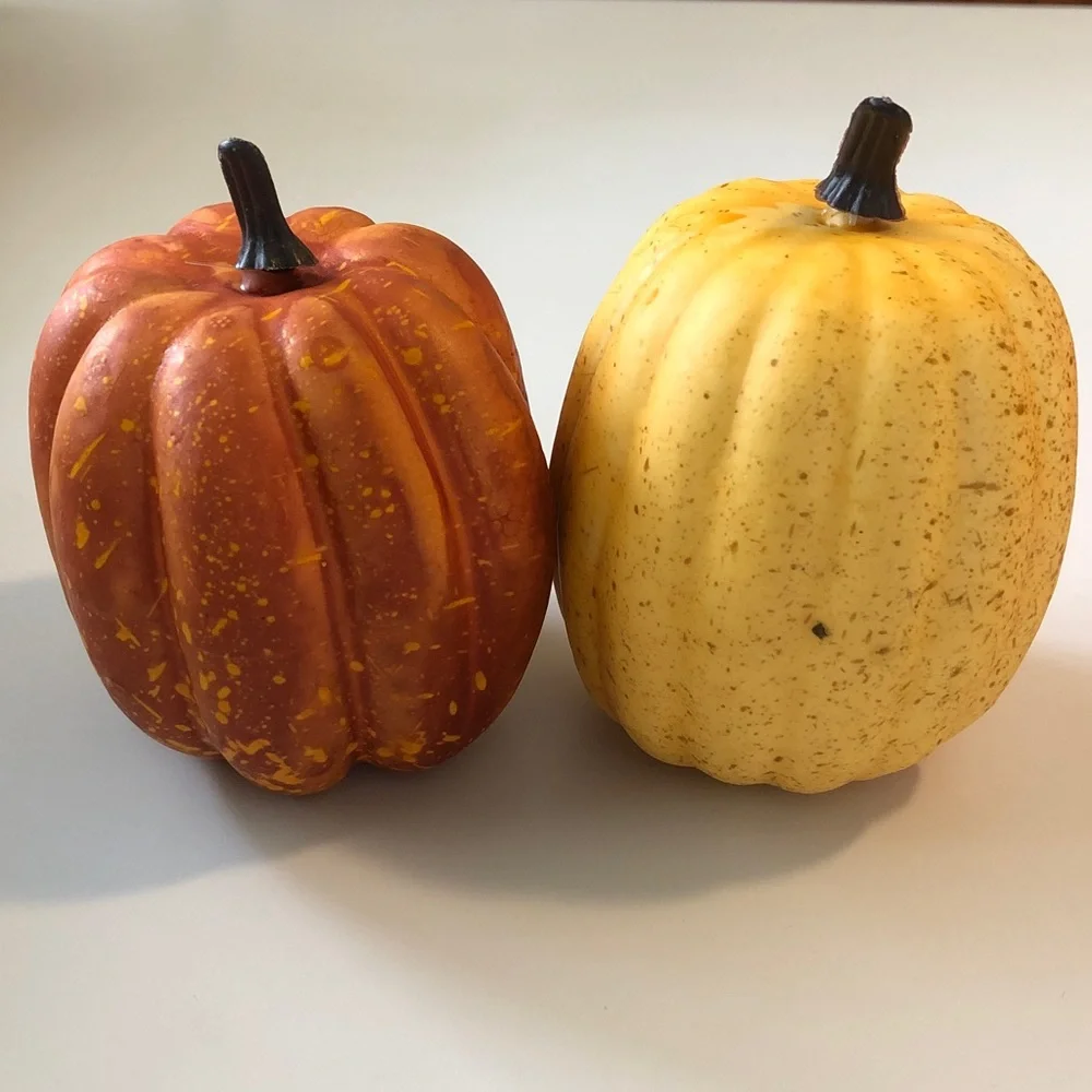 Decorative Foam Mini Pumpkins - lot of 6